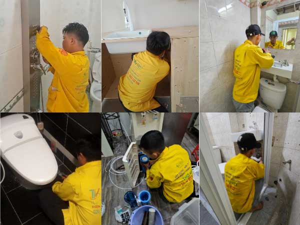 Thợ Sửa Chữa Lắp Đặt Ống Nước - Thiết bị Ngành Nước
